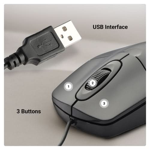 ZEBRONICS Scoot Wired Mouse