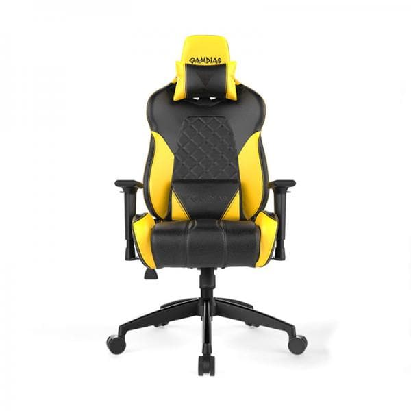 GAMDIAS Achilles E1 L RGB Gaming Chair (Black-Yellow)