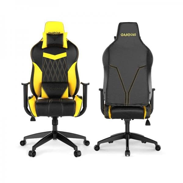 GAMDIAS Achilles E2 L Gaming Chair (Black-Yellow)