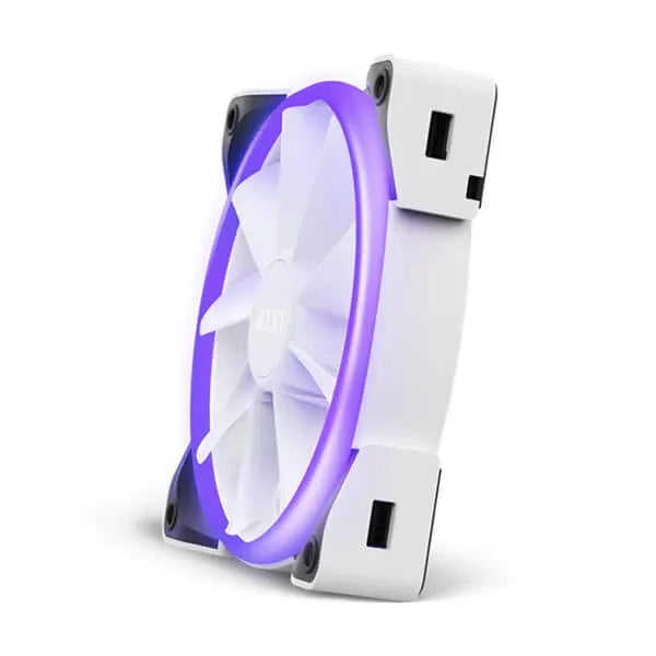 NZXT Aer RGB 2 120mm RGB Cabinet Fans (White) (Single Pack)