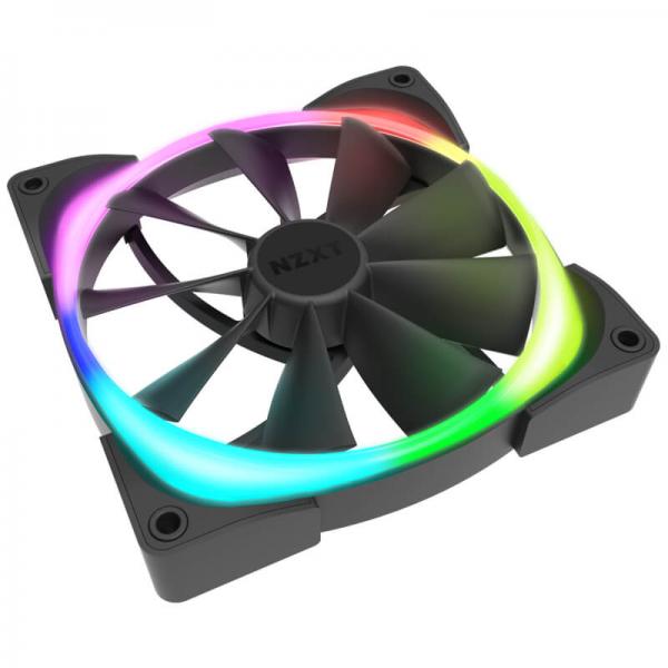 NZXT Aer RGB 2 140mm RGB Cabinet Fan (Black) (Single Pack)