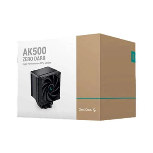 DEEPCOOL AK500 Zero Dark 120mm Single Tower CPU Air Cooler (Black)