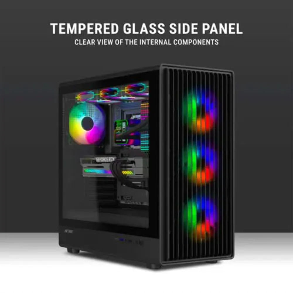 ANT ESPORTS Zen Air ARGB ATX Mid Tower Cabinet ( Black )