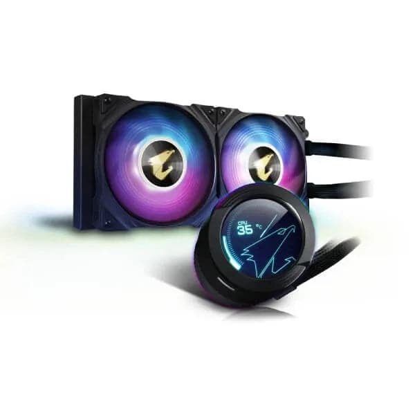 GIGABYTE AORUS Waterforce X 240 ARGB 240mm CPU Liquid Cooler (Black)