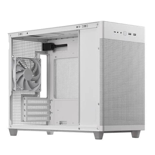 ASUS Prime AP201 MATX Mini Tower Cabinet (White)