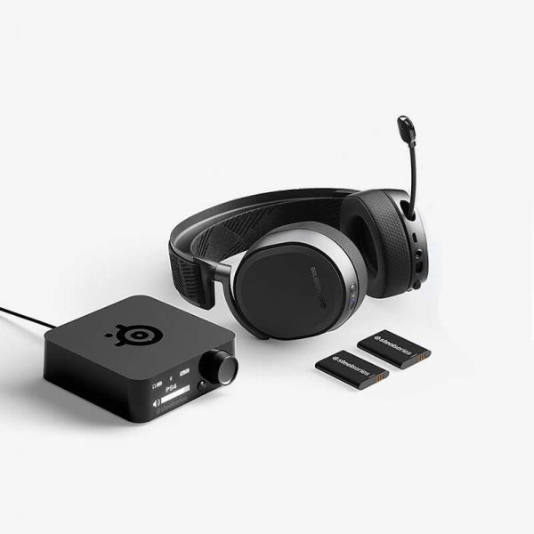 STEELSERIES Arctis Pro Wireless 3.5mm 7.1 Surround Gaming Headphones ( Black ) ( PC / Mac / PS4 / Mobile / Xbox )