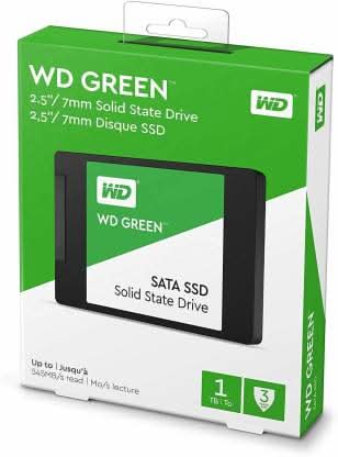 WESTERN DIGITAL GREEN 1 TB INTERNAL SATA SSD S100T3G0A