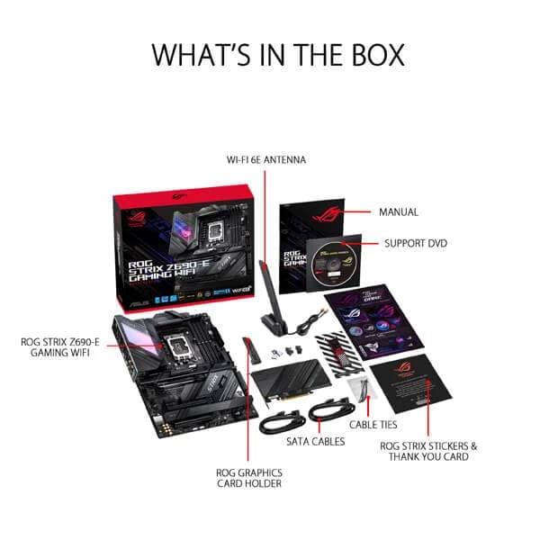 ASUS ROG Strix Z690-E Gaming Wifi DDR5 Intel Motherboard