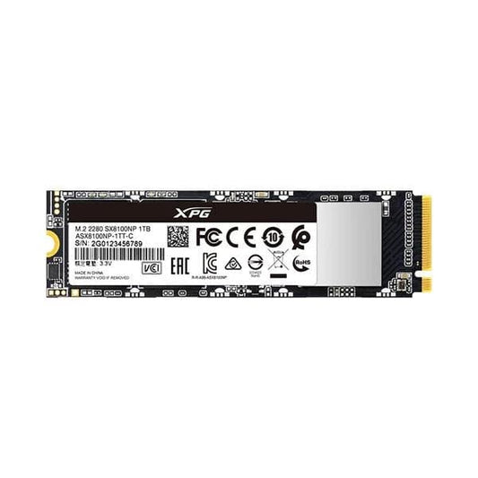 ADATA XPG SX8100 512GB M.2 NVME Gen3 Solid State Drive ( SSD )