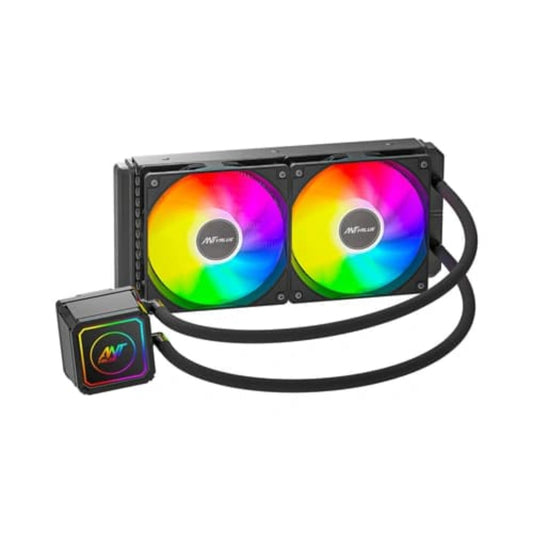 ANT VALUE AV240 RGB 240mm CPU Liquid Cooler ( Black ) - Mehta Brothers Shop