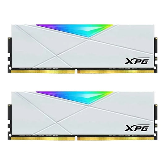 ADATA XPG Spectrix D50 RGB 16GB ( 8GB x 2 ) 3200MHz DDR4 RAM ( White ) ( CL16 )