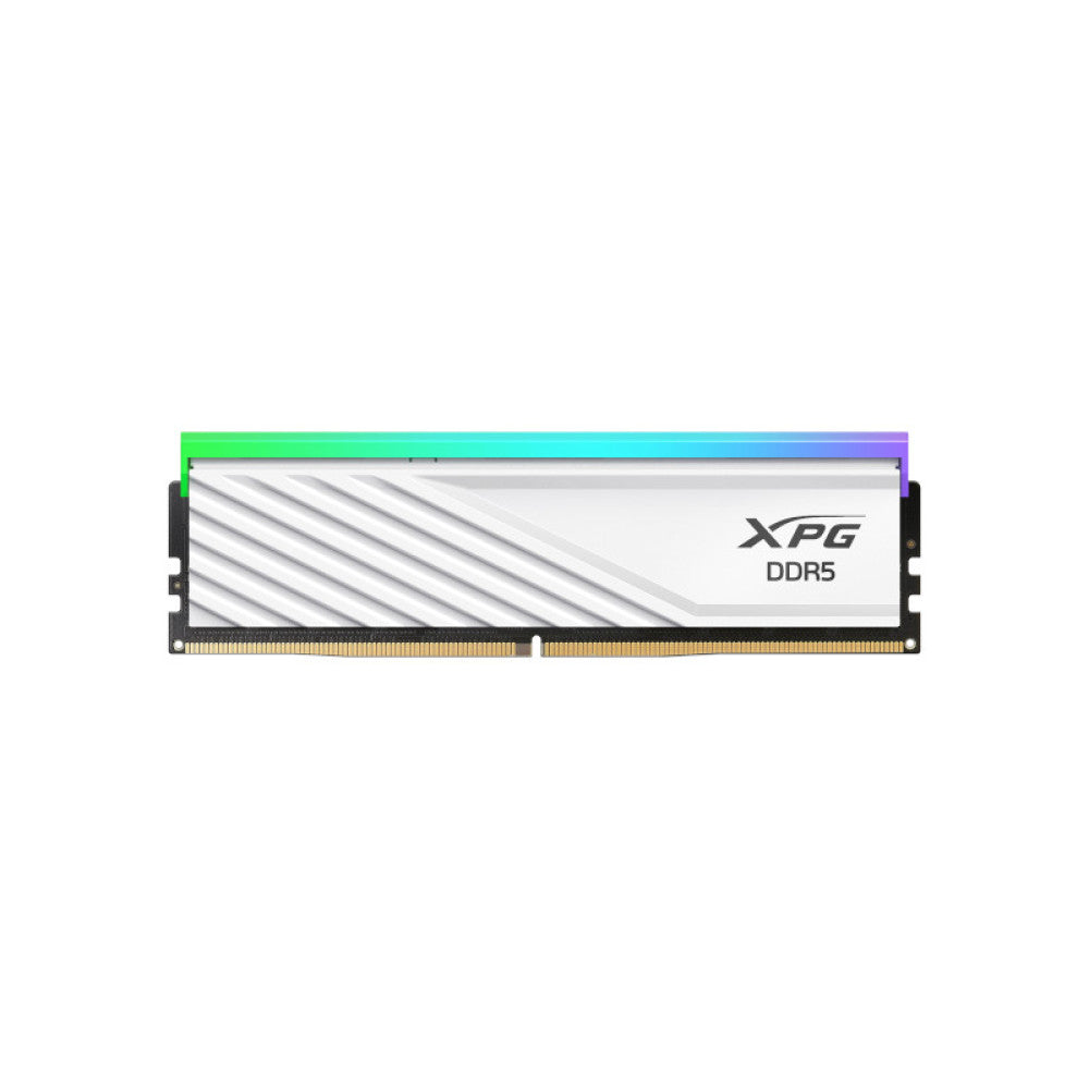ADATA XPG LANCER BLADE RGB 16GB (16GBX1) DDR5 6000MHZ RAM- WHITE AX5U6000C4816G-SLABRWH