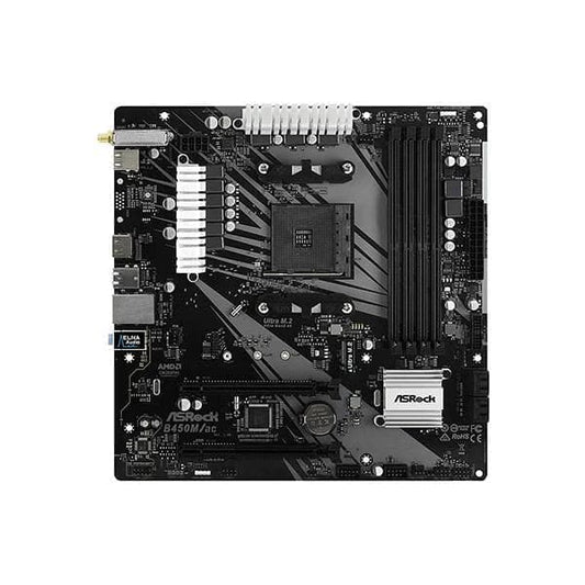 ASROCK B450M/Ac Wifi DDR4 AMD Motherboard