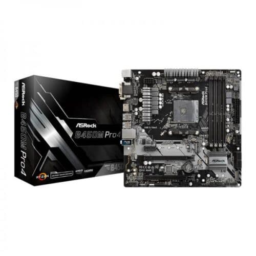 ASROCK B450M Pro4 DDR4 AMD Motherboard