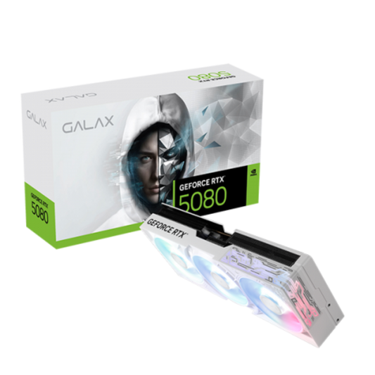 GALAX Geforce RTX 5080 1 Click OC White 16GB NVIDIA Graphic Card