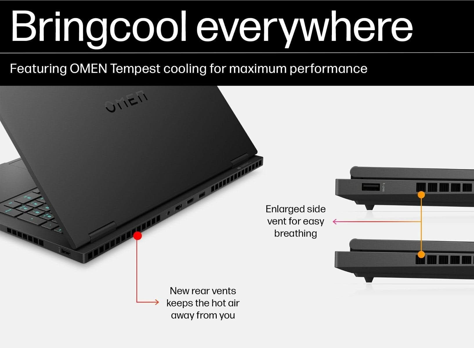 HP OMEN GAMING,13TH GEN INTEL CORE I7-13700HX, 8GB RTX 4070,16GB DDR5, 1TB SSD,16.1-INCH (40.9 CM), FHD, IPS, GAMING LAPTOP 165HZ, RGB BACKLIT KB, B&O (WIN 11, OFFICE 21, BLACK, 2.35 KG) WF0262TX