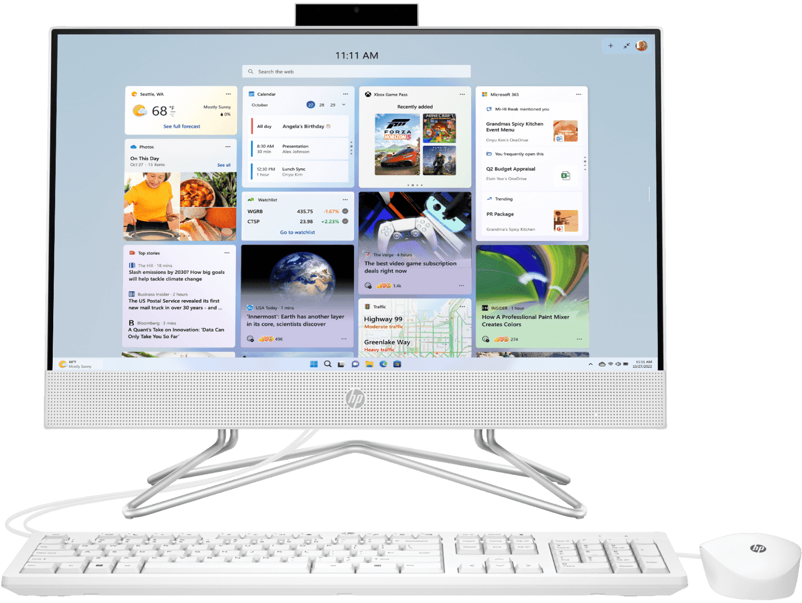 HP ALL-IN-ONE 22-DD0304IN BUNDLE PC
