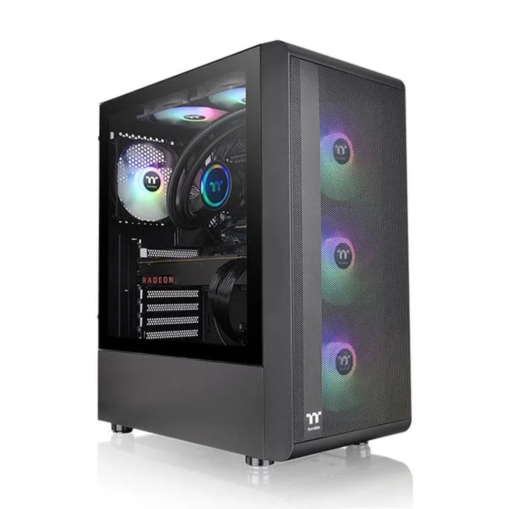 THERMALTAKE S200 ARGB ATX Mid Tower Cabinet (Black)