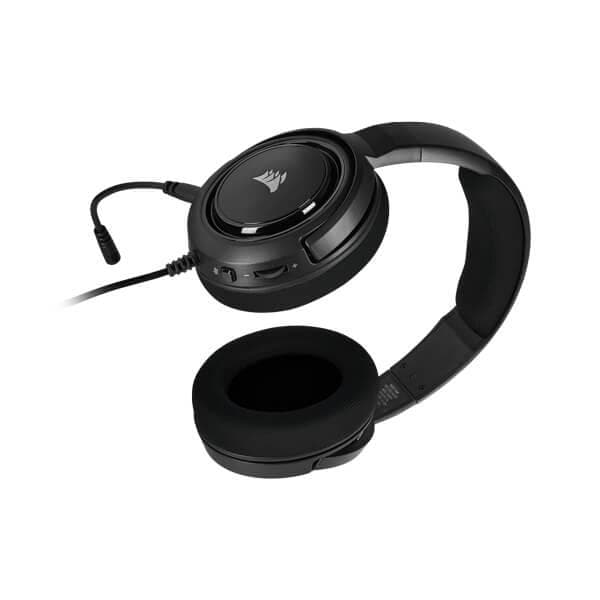 CORSAIR HS45 3.5mm Wired 7.1 Surround Gaming Headphone With Mic ( Carbon ) ( PC/Mobile/Mac/Xbox )