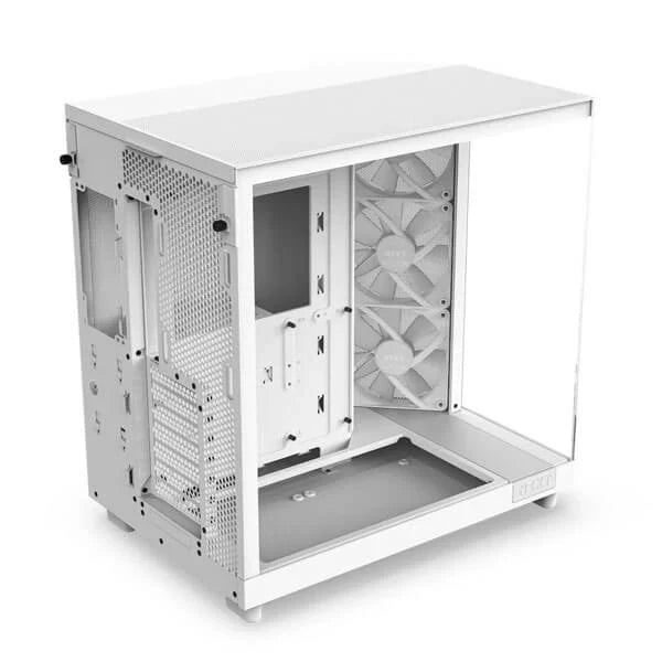 NZXT H6 Flow RGB ATX Mid Tower Cabinet (White)