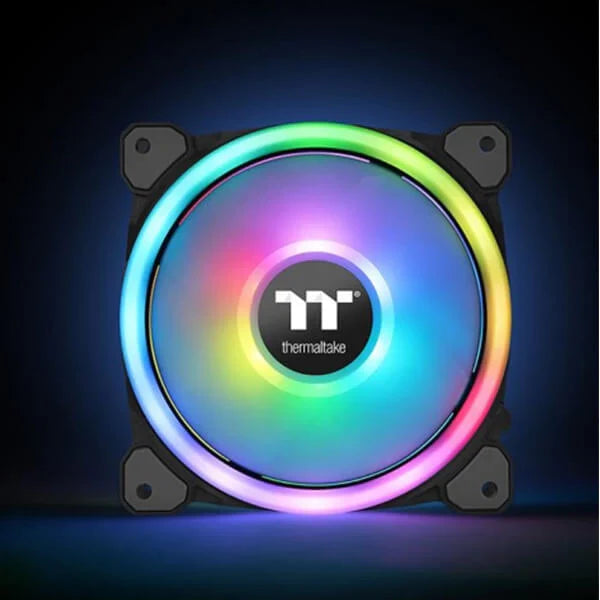 THERMALTAKE Riing Trio 14 TT Premium Edition 140mm RGB Cabinet Fan (Black) (Triple Pack)