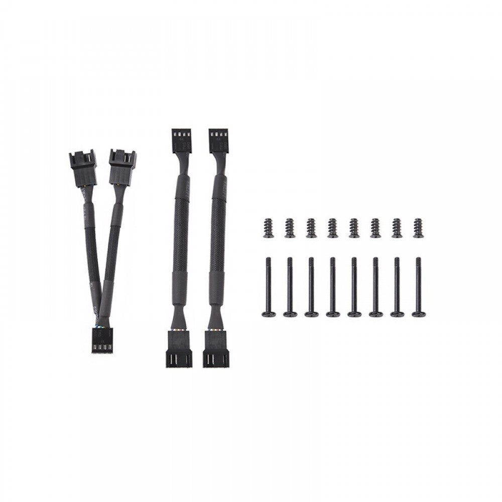 THERMALTAKE ToughFan 12 High Static 120mm Non-RGB Cabinet Fan (Black) (Dual Pack)