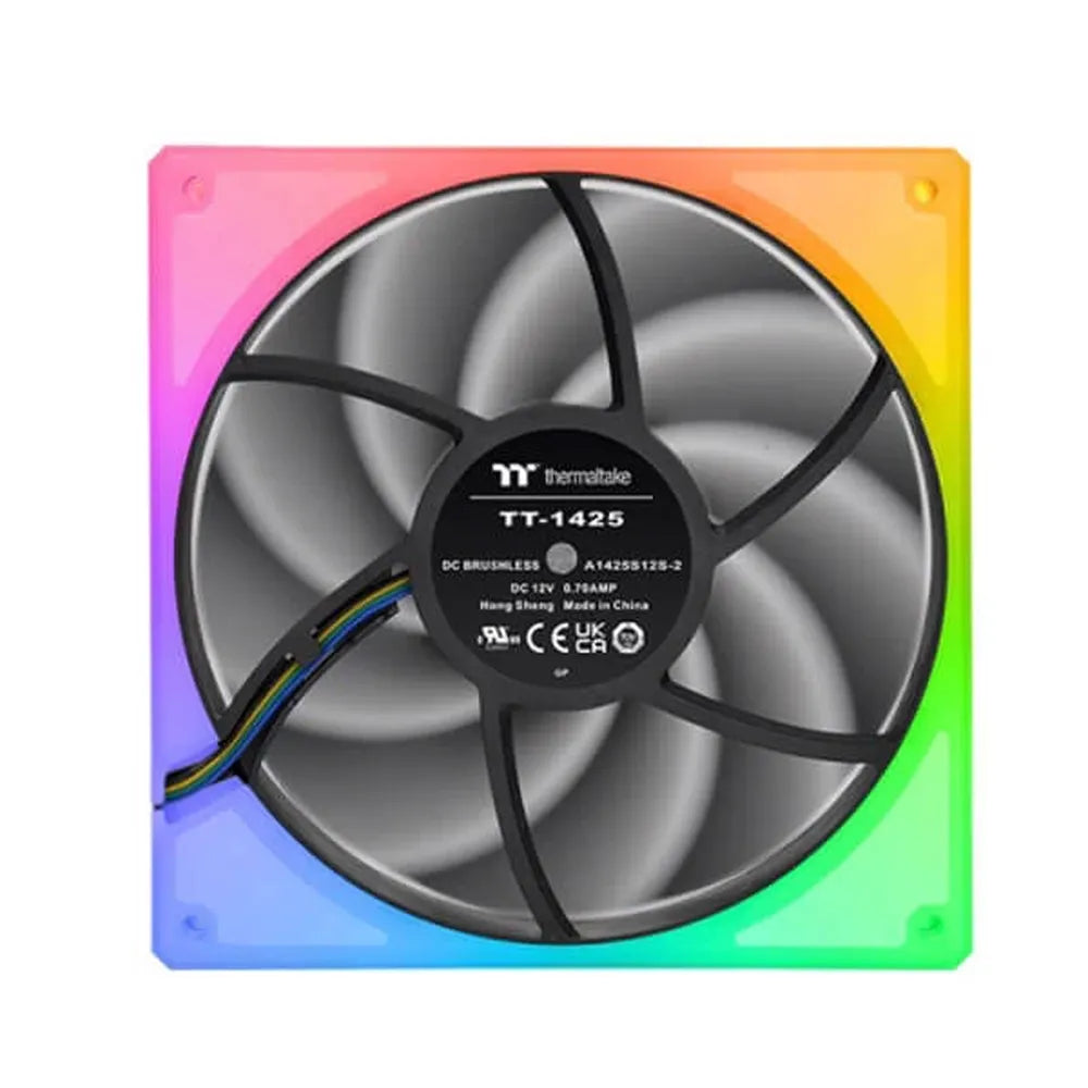 THERMALTAKE Toughfan 14 RGB 140mm PWM Cabinet Fan With Controller (Triple Pack)