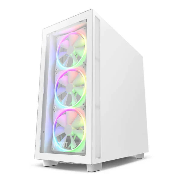 NZXT H7 Elite ATX Mid Tower Cabinet (White)