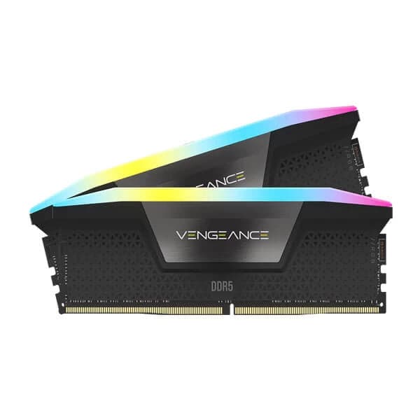 CORSAIR Vengeance RGB 32GB ( 16GBx2 ) 5200MHz DDR5 RAM ( CL40 )