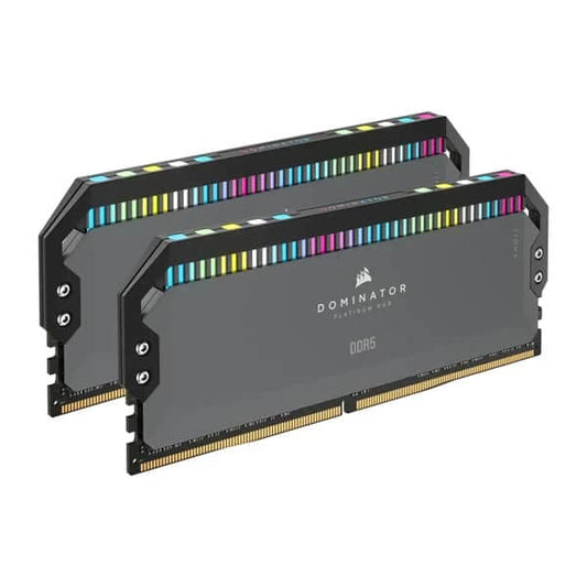 CORSAIR Dominator Platinum RGB 32GB ( 16GBx2 ) 6000MHz DDR5 RAM ( Grey ) ( CL30 )