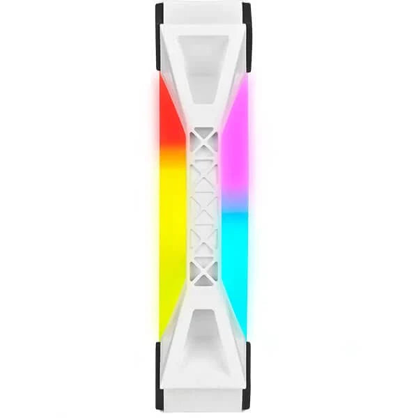 CORSAIR ICUE QL120 120mm RGB Cabinet Fan (White) (Triple-Pack)