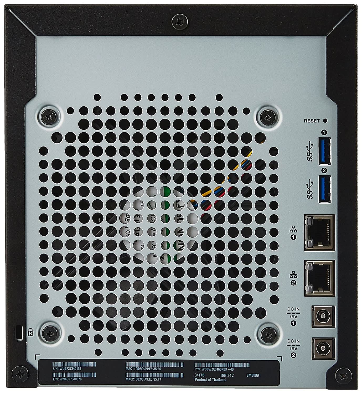 WESTERN DIGITAL MY CLOUD EX4100 4 BAY 0TB NETWORK ATTACHED STORAGE DRIVE