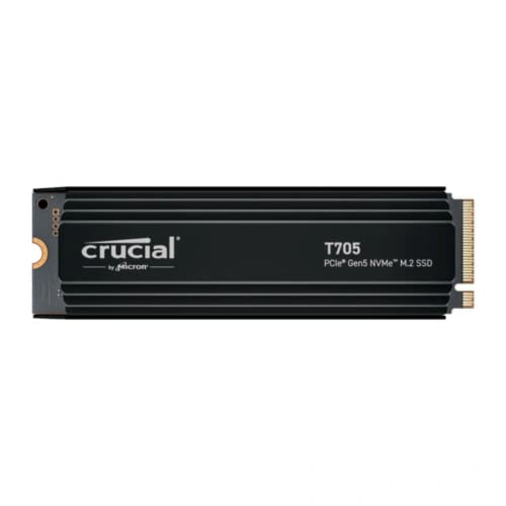 CRUCIAL T705 1TB M.2 NVME Gen5 Solid State Drive ( SSD ) ( With Heatsink )