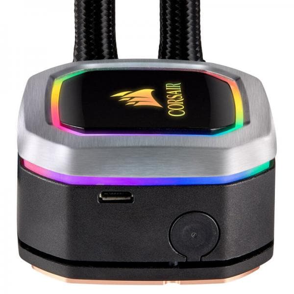 CORSAIR H115i RGB Platinum 280mm CPU Liquid Cooler (Black)