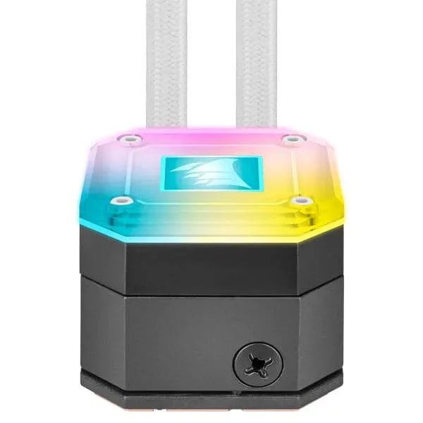 CORSAIR ICUE H150i Elite Capelllix 360mm CPU Liquid Cooler (White)