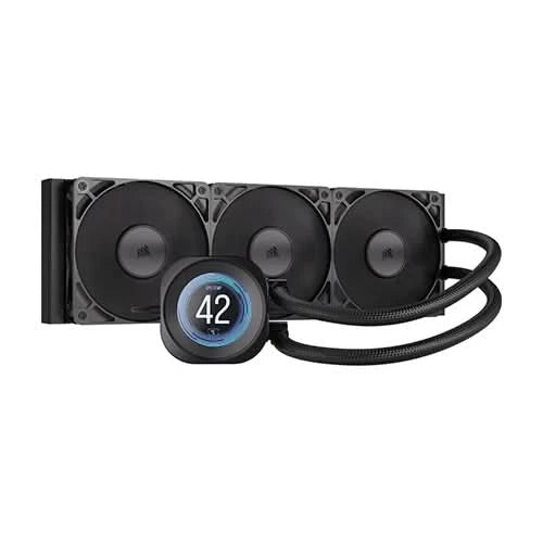 Corsair Nautilus 360 RS LCD Liquid CPU Cooler - Black