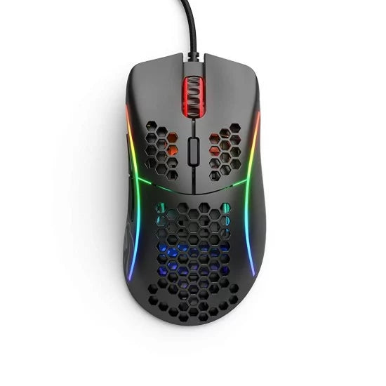 GLORIOUS Model D Wired Ergonomic Gaming Mouse ( GLO-MS-DW-MB ) ( 12000DPI / 6 Macro Buttons ) ( Matte Black )
