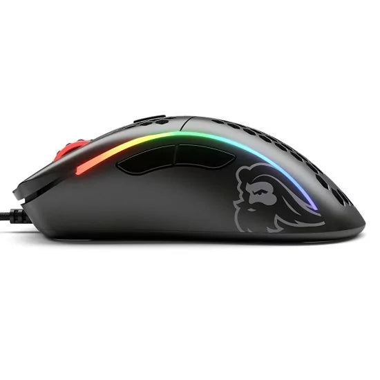 GLORIOUS Model D Wired Ergonomic Gaming Mouse ( GLO-MS-DW-MB ) ( 12000DPI / 6 Macro Buttons ) ( Matte Black )