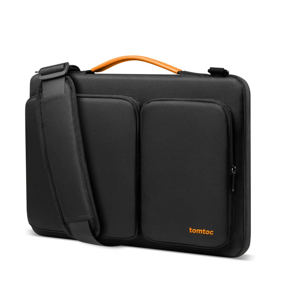 TOMTOC DEFENDER-A42 LAPTOP BRIEFCASE 15.6 INCH-BLACK