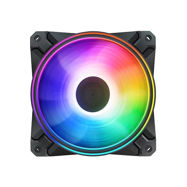 DEEPCOOL CF120 Plus 120mm ARGB Cabinet Fan (Black) ( Triple Pack )