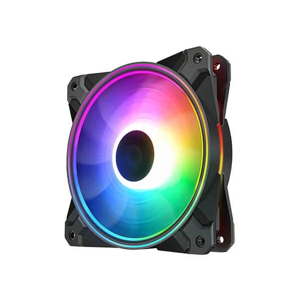 DEEPCOOL CF120 Plus 120mm ARGB Cabinet Fan (Black) ( Triple Pack )