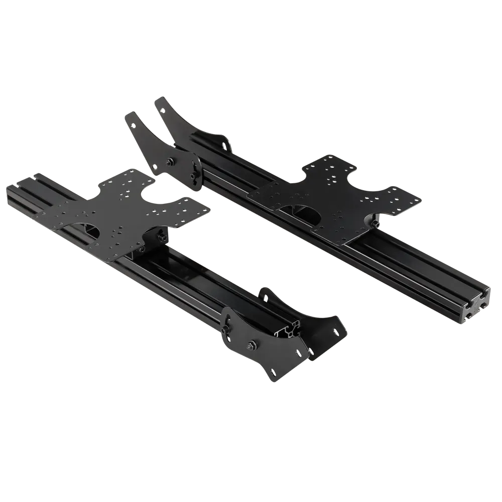 NEXT LEVEL RACING Elite Free standing Triple Monitor Stand Add On Black Edition NLR-E039