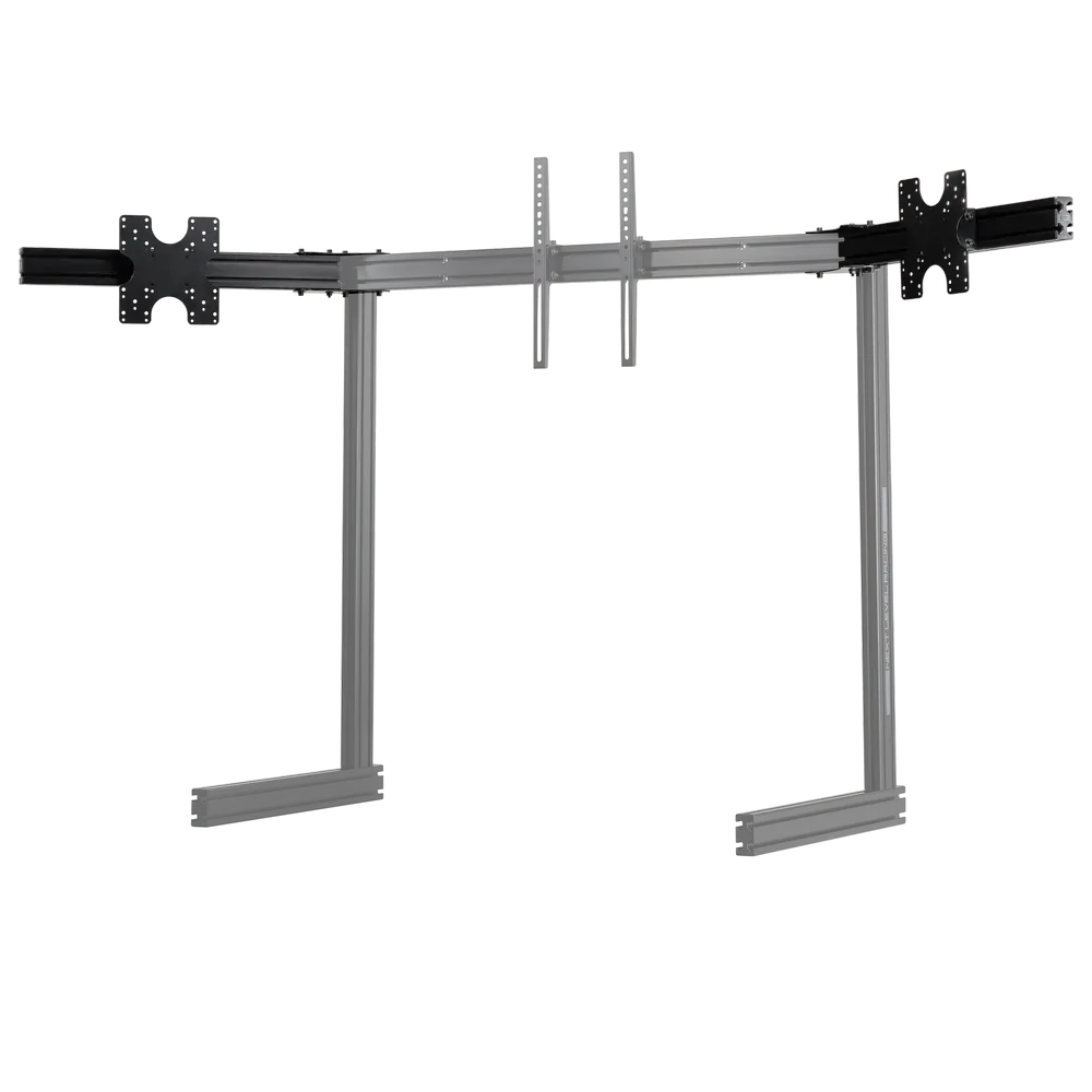 NEXT LEVEL RACING Elite Free standing Triple Monitor Stand Add On Black Edition NLR-E039