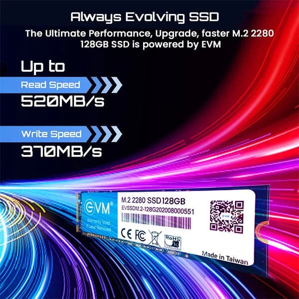 EVM 128GB M.2 SATA SATA 3 Internal Solid State Drive ( SSD )