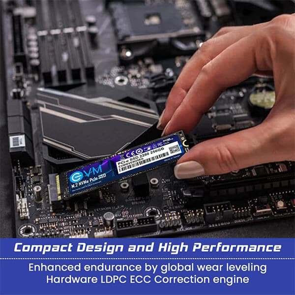 EVM 256GB M.2 NVMe Gen3 Solid State Drive (SSD)