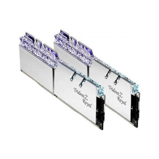 G.SKILL Trident Z Royal RGB 16GB ( 8GB x 2 ) 3600MHz DDR4 RAM ( Silver ) ( CL18 )