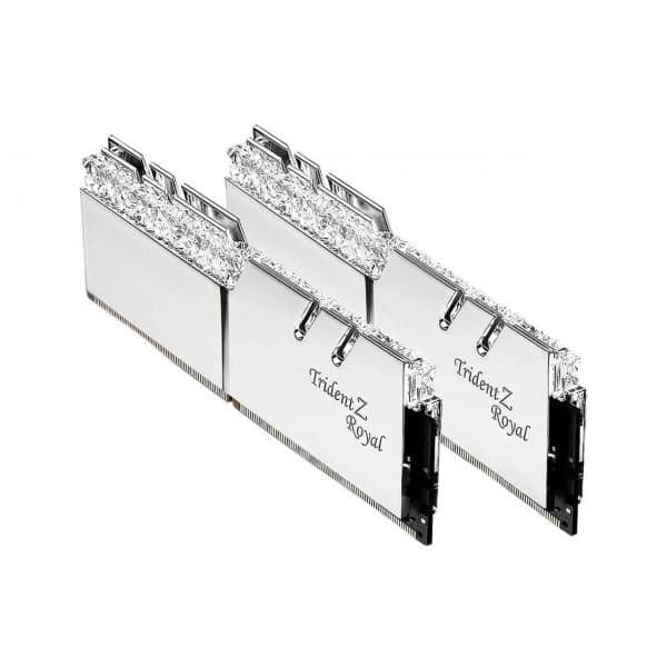 G.SKILL Trident Z Royal RGB 16GB ( 8GB x 2 ) 3600MHz DDR4 RAM ( Silver ) ( CL18 )