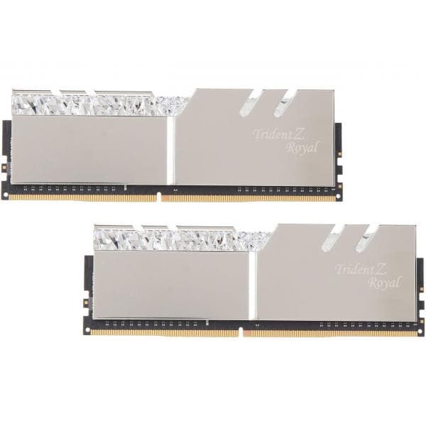 G.SKILL Trident Z Royal 32GB ( 16GB x 2 ) 3600MHz DDR4 RGB RAM ( Silver ) ( CL16 )