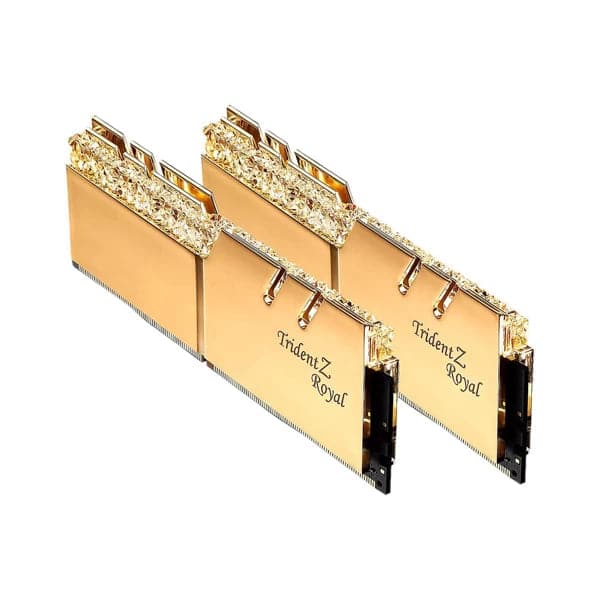 G.SKILL Trident Z Royal 16GB ( 8GB x 2 ) 3200MHz DDR4 RGB RAM ( Gold )