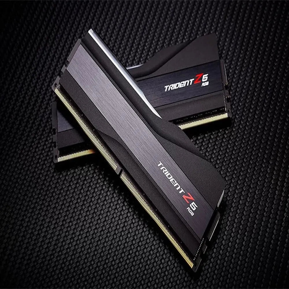 G.SKILL Trident Z5 RGB 32GB ( 16GBx2 ) 7200MHz DDR5 RAM ( Matte Black ) ( CL34 )